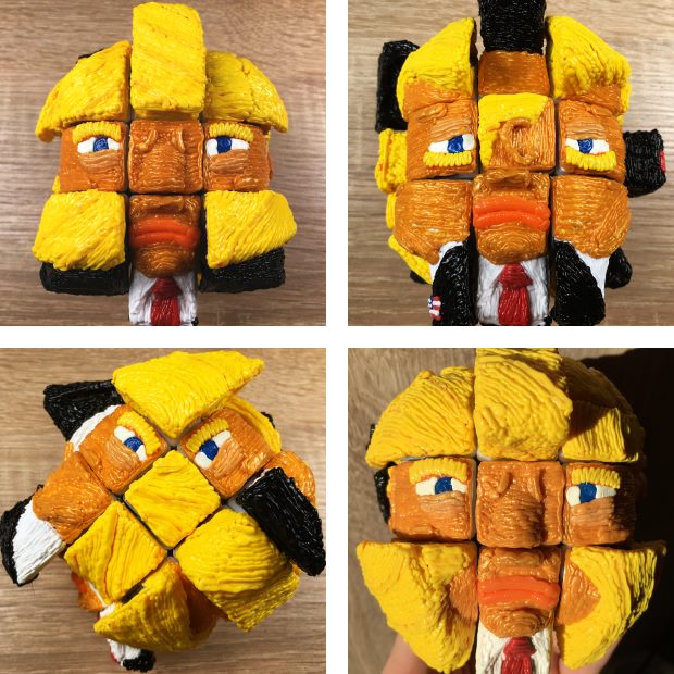 3d printed trump drawing