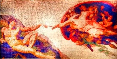 The Creation of Adam rubikubism