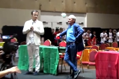 erno rubik at the awards ceremony