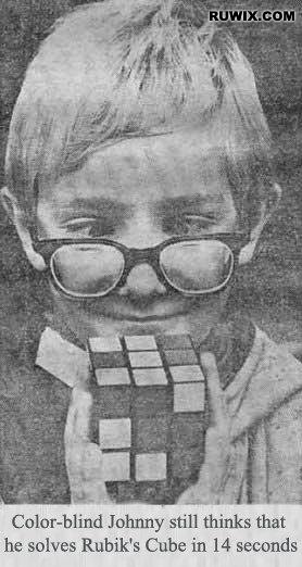 Colorblind Rubik's Cube