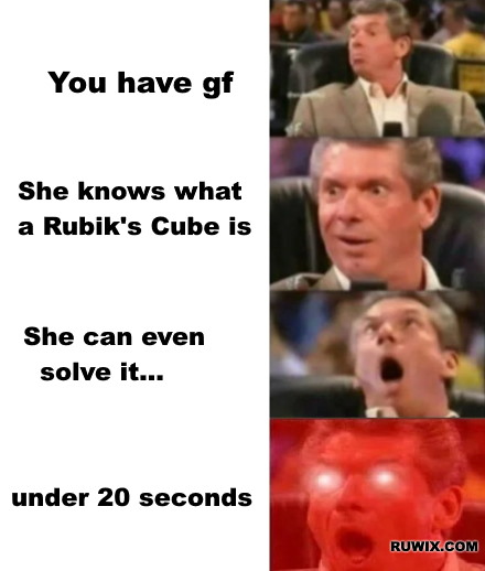 cuber girlfriend