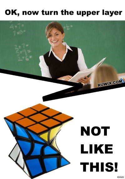 rubiks twist joke meme