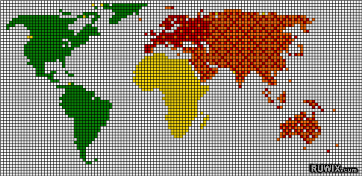 rubiks mosaic earth
