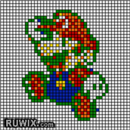 rubiks mosaic mario