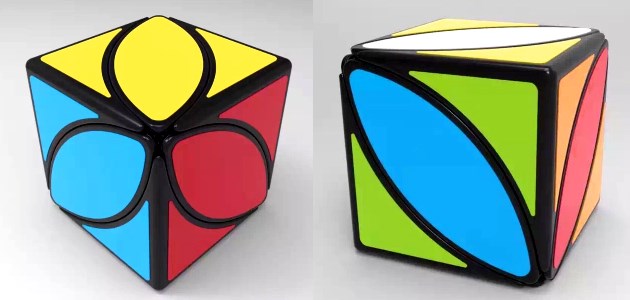 solved and scrambled ivy cube