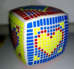 13x13 valentines heart pattern redkb