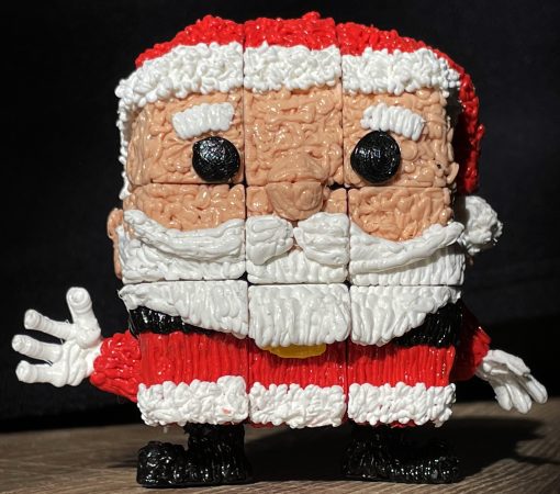 santa claus rubik's cube